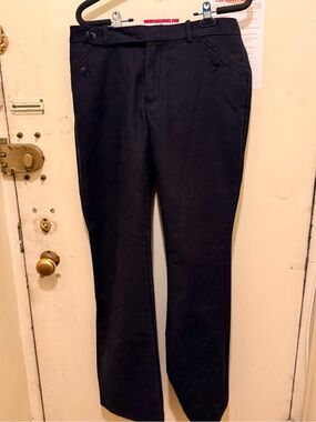 Marc Jacobs Black Straight-Leg Pants